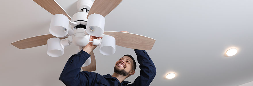 Le ventilateur-plafond